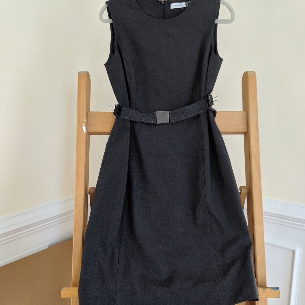 Calvin Klein dark grey dress NWOT Size 8